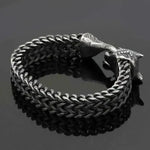 Stainless Wolf Head Chain Bracelet: Wholesale Fashion Gift - EX-STOCK CANADA