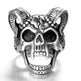 Stainless steel ring men's jewelry ring wholesale vintage sheep's head ring - EX-STOCK CANADA