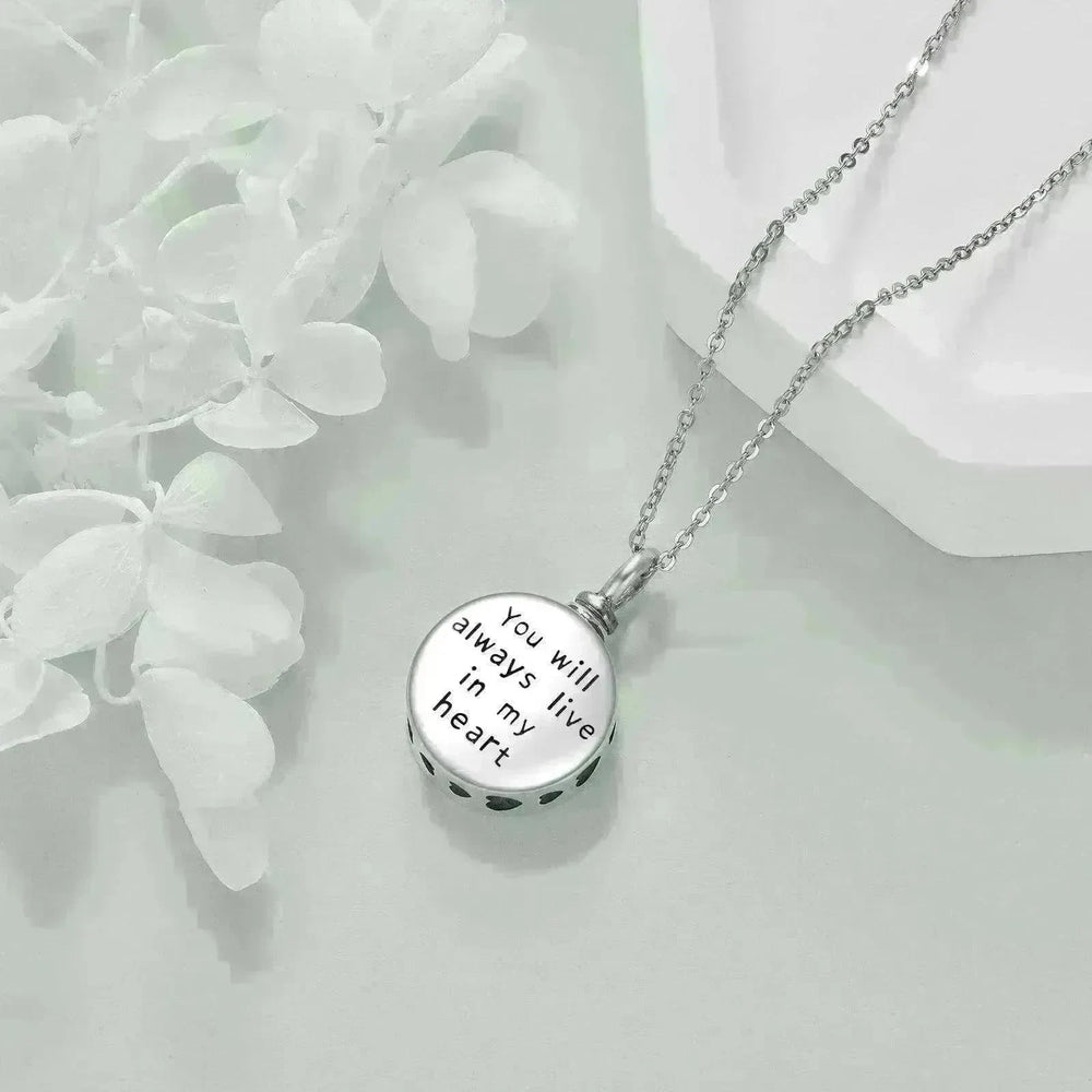 Sterling Silver Tree of Life Urn Necklaces for Ashes Cremation Jewelry - EX-STOCK CANADA