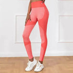 Striped Printed Yoga Pants High Waist Seamless Leggings Stretch Butt Lift Quick-drying Running Sports Fitness Pant Womens Clothing - EX-STOCK Canada