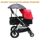 Stroller Umbrella: 360° Adjustable Accessory - EX-STOCK Canada