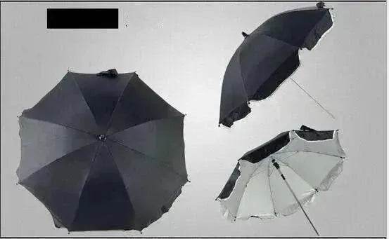Stroller Umbrella: 360° Adjustable Accessory - EX-STOCK Canada