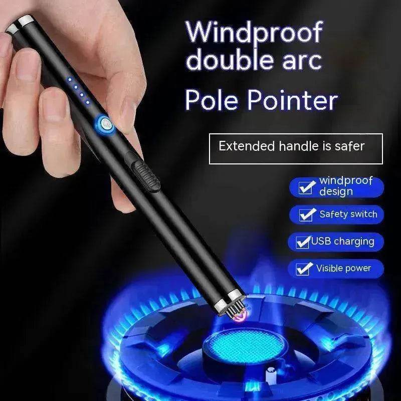Strong Double Safety Windproof Burning Torch Kitchen Natural Gas Range Igniter - EX-STOCK Canada