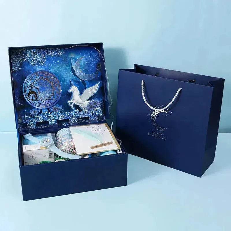 Student Exquisite Three-dimensional Stationery Set Gift Box School Supplies Spree - EX-STOCK Canada