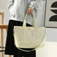 Stylish Korean Shoulder Bag: Women's Large Tote - EX-STOCK CANADA