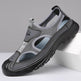 Summer Breathable Men's Sandals Hollow Mesh Surface Casual All-match Hole Outdoor Travel Soft Bottom Slip On Beach Shoes  EX-STOCK CANADA