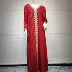 Summer Bronzing Arab Dubai Gown - EX-STOCK Canada
