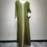 Summer Bronzing Arab Dubai Gown - EX-STOCK Canada