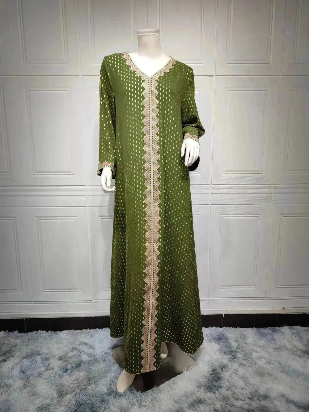 Summer Bronzing Arab Dubai Gown - EX-STOCK Canada