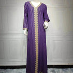 Summer Bronzing Arab Dubai Gown - EX-STOCK Canada