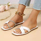 Summer Flat Sandals With Rhinestone Design Toe Slippers Outdoor Beach Shoes For Women - EX-STOCK Canada