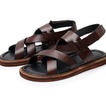 Summer Genuine Leather Casual Sandals Men  EX-STOCK CANADA
