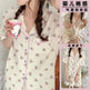 Summer Japanese Bubble Cotton Cute Orange Pajamas For Women - EX-STOCK Canada