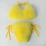 Summer New Underwear Fox Fur Solid Color Split - EX-STOCK Canada