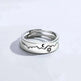 Sun Moon Couple Ring Sterling Silver Luxury Niche Design Sense Ring - EX-STOCK CANADA