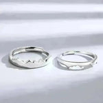 Sun Moon Couple Ring Sterling Silver Luxury Niche Design Sense Ring - EX-STOCK CANADA
