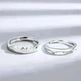 Sun Moon Couple Ring Sterling Silver Luxury Niche Design Sense Ring - EX-STOCK CANADA