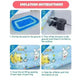 Swimming Pool Thickened, Full-Sized Above Ground Kiddle Family Lounge Inflatable Pool for Adult, Kids, Toddlers, Infant, Blow Up for Backyard, Garden, Party - EX-STOCK CANADA
