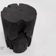 Table d'appoint ronde ou tabouret en teck brûléEX-STOCK Canada 