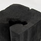 Table d'appoint carrée ou tabouret en teck brûléEX-STOCK Canada 