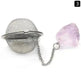Tea Filter Natural Raw Gemstone Filter Ball Stew Ingredients Ball Stainless Steel - EX-STOCK CANADA
