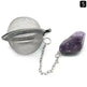 Tea Filter Natural Raw Gemstone Filter Ball Stew Ingredients Ball Stainless Steel - EX-STOCK CANADA