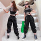 Teen Girls Summer Clothes Hip-hop Tracksuit - EX-STOCK Canada