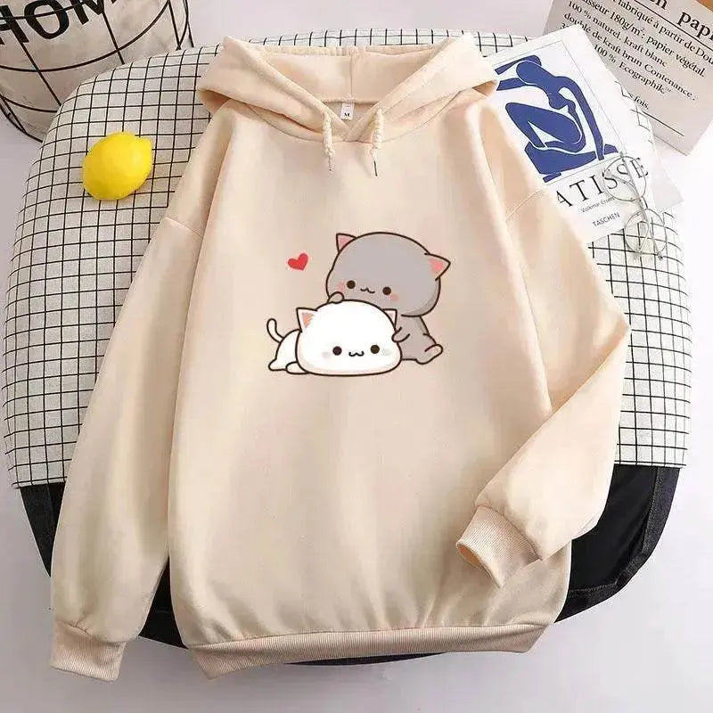 Teen's Candy Colors Cute Kawaii Loose Hoodie Sweater - EX-STOCK Canada