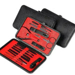 The Factory Manicure Black Stainless Steel High-end Set of 15 Nail Clippers - EX-STOCK CANADA