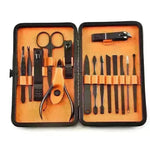 The Factory Manicure Black Stainless Steel High-end Set of 15 Nail Clippers - EX-STOCK CANADA