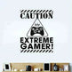 The gamer's warning wall stickers - EX-STOCK Canada