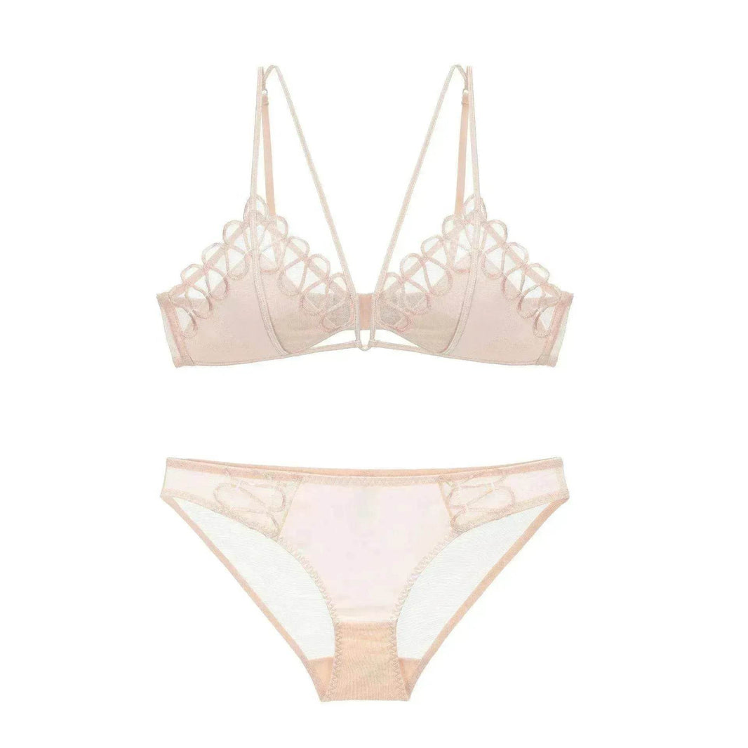 Thin Lace Comfortable Back Shaping Bra Set - EX-STOCK Canada