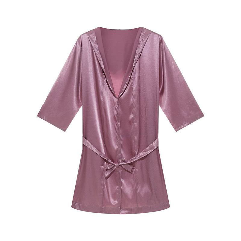 Thin Loose Short Sleeve Pajamas  EX-STOCK CANADA