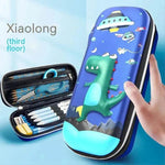 Three-dimensional Pencil Case Primary School Kindergarten Cartoon Large Capacity Pencil Case Pencil Box - EX-STOCK Canada