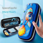 Three-dimensional Pencil Case Primary School Kindergarten Cartoon Large Capacity Pencil Case Pencil Box - EX-STOCK Canada