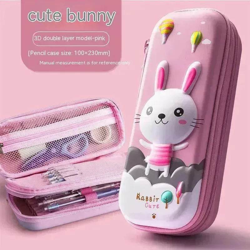 Three-dimensional Pencil Case Primary School Kindergarten Cartoon Large Capacity Pencil Case Pencil Box - EX-STOCK Canada