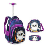 Three-piece Trolley Bag For Primary School Students - EX-STOCK Canada