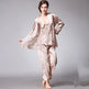 Three-piece silk pajamas for women - EX-STOCK Canada