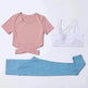 Three-piece speed suit for gym yoga wear - EX-STOCK Canada