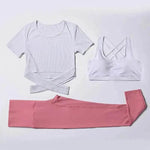 Three-piece speed suit for gym yoga wear - EX-STOCK Canada
