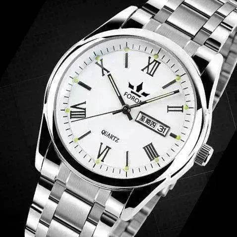 Top-grade men's quartz watches, waterproof, luminous, business belts. - EX-STOCK Canada