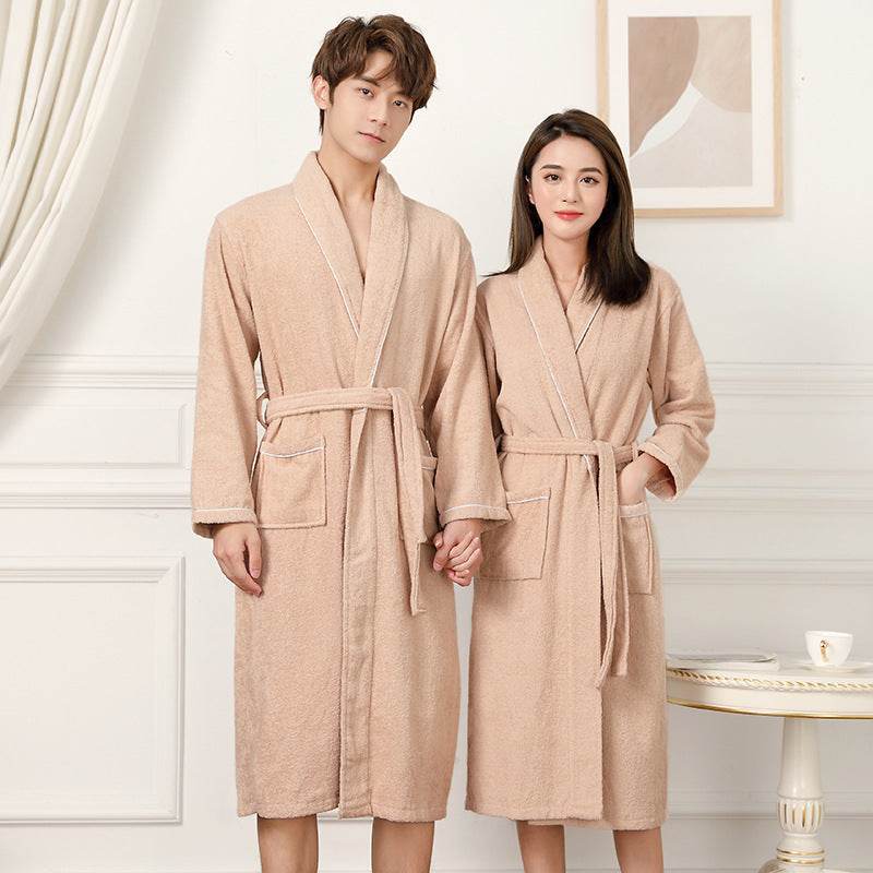 Towel Material Bathrobe Men's And Women's Pajamas  EX-STOCK CANADA