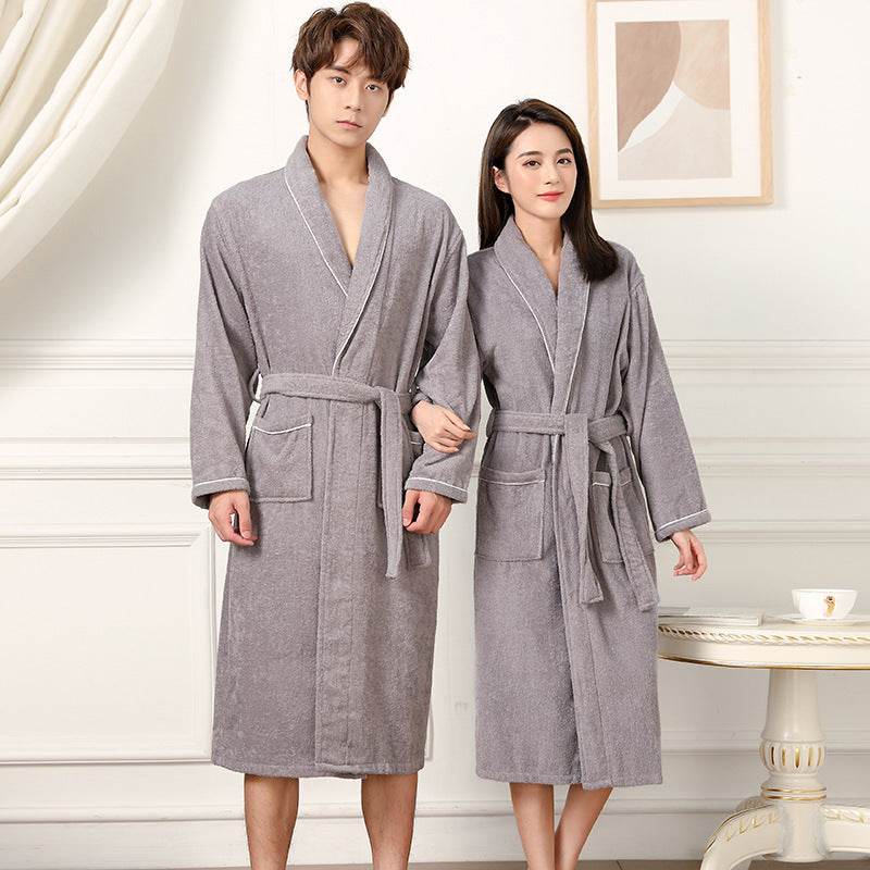 Towel Material Bathrobe Men's And Women's Pajamas  EX-STOCK CANADA