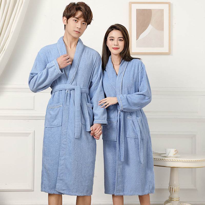 Towel Material Bathrobe Men's And Women's Pajamas  EX-STOCK CANADA