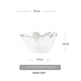 Traditional Japanese Style Hammer Pattern Petal Glass Bowl Set - EX-STOCK CANADA