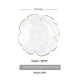 Traditional Japanese Style Hammer Pattern Petal Glass Bowl Set - EX-STOCK CANADA