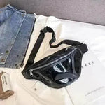 Transparent PVC Zipper Female Ladie Girls Waist Banana Bags Waistband Woman - EX-STOCK Canada