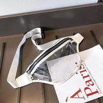 Transparent PVC Zipper Female Ladie Girls Waist Banana Bags Waistband Woman - EX-STOCK Canada