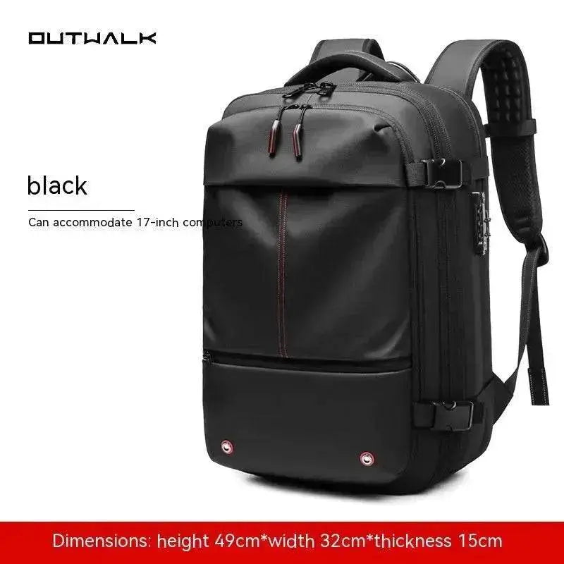 Travel Backpack Men's Business Multifunction Computer Bag Vacuum Compression Large-capacity Backpack - EX-STOCK Canada