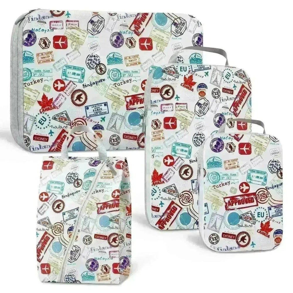 Travel Compression Storage Bag Four-piece Set - EX-STOCK CANADA